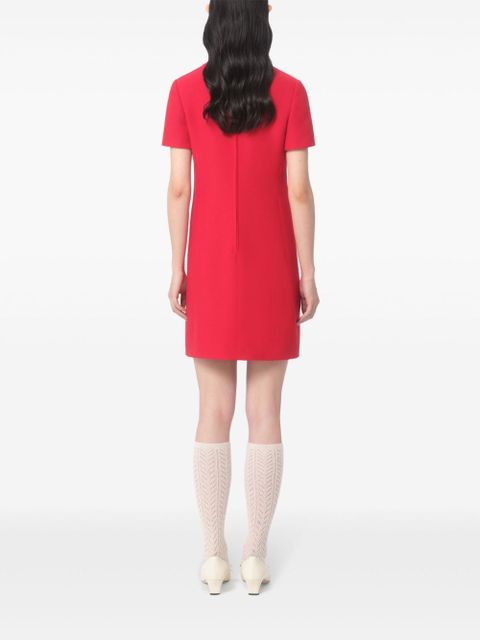Valentino Garavani Crepe Couture mini dress - Red