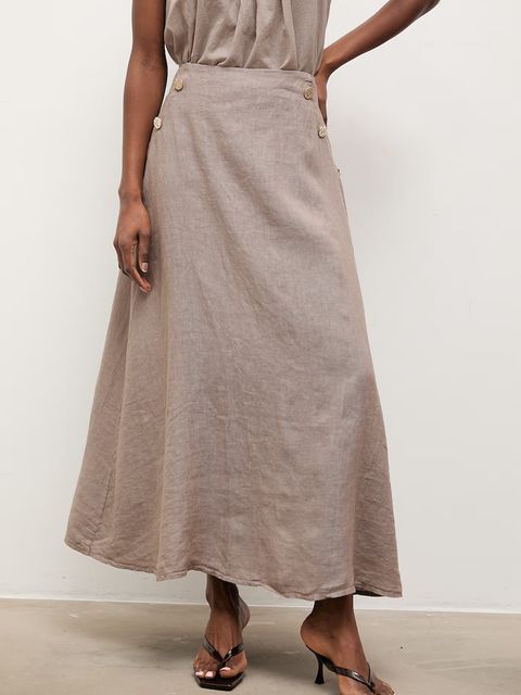 Answear.LAB spódnica lniana - zdjęcie produktu nr 2
