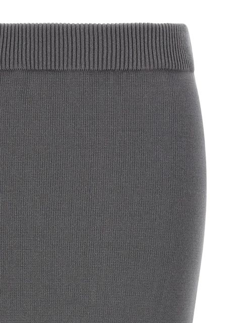ENTIRE STUDIOS raw-edge pencil skirt - Grey
