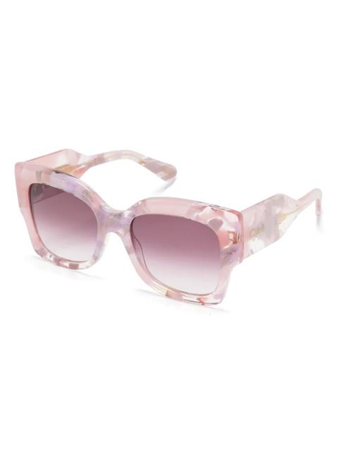 Chloé Eyewear cat-eye sunglasses - Pink - zdjęcie produktu nr 2