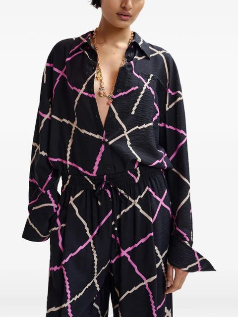 Essentiel Antwerp printed shirt - Black