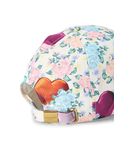 Kurt Geiger London czapka z daszkiem bawełniana kolor multicolor 5403944499