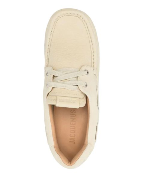 Jacquemus Les Batto boat shoes - Yellow