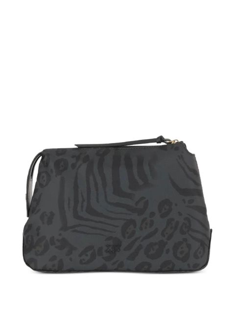 PINKO animal-print zipped make-up bag - Green - zdjęcie produktu nr 2