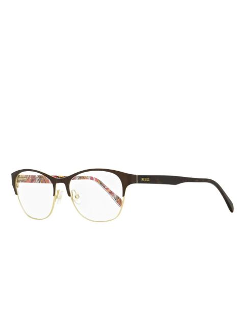 PUCCI 5029 oval-shape glasses - Brown - zdjęcie produktu nr 2