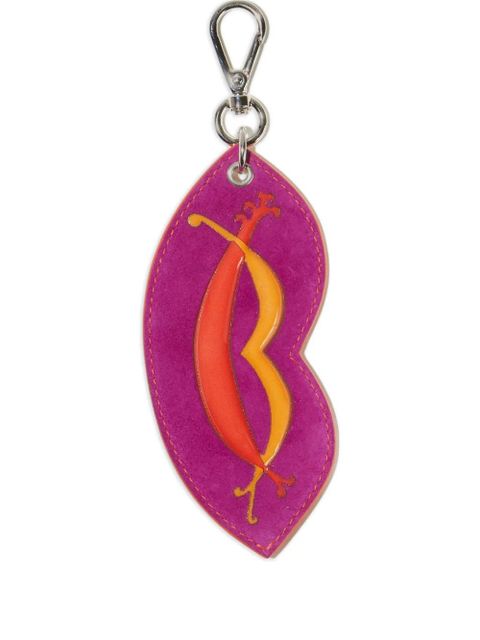 PUCCI lip-shaped suede airtag holder - Pink - zdjęcie produktu nr 1