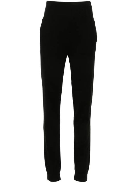 Saint Laurent high-waisted cashmere leggings - Black - zdjęcie produktu nr 1