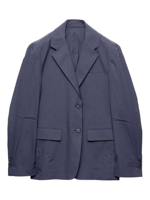 Prada poplin blazer - F0008 BLUE