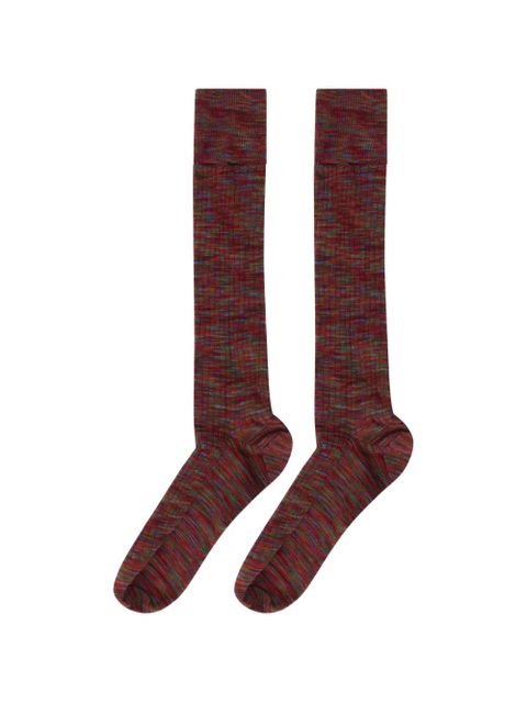 Valentino Garavani ribbed socks - Red - zdjęcie produktu nr 2