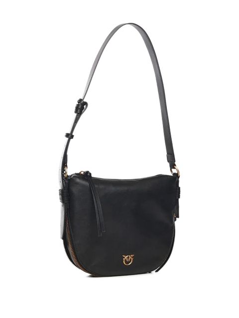 PINKO small zip shoulder bag - Black