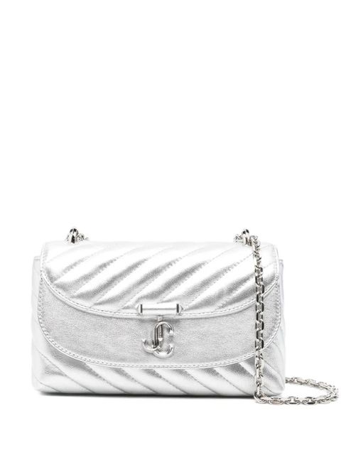 Jimmy Choo Curve quilted mini bag - Grey - zdjęcie produktu nr 1