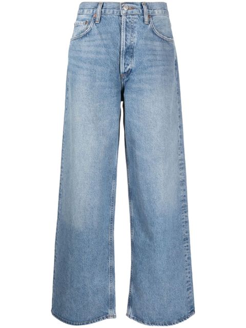 AGOLDE high-rise straight-leg jeans - Blue - zdjęcie produktu nr 1