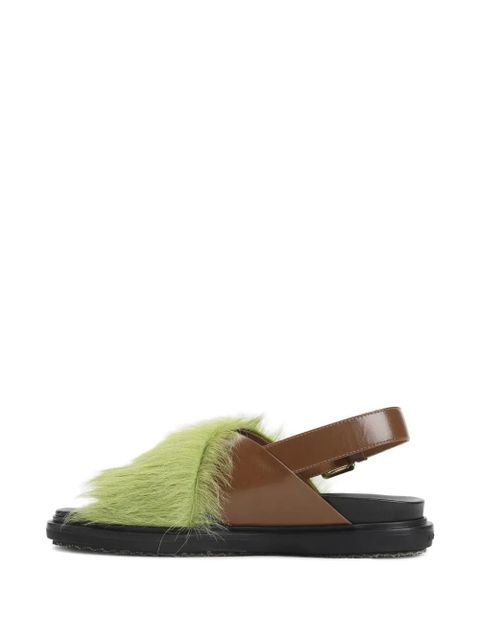 Marni adjustable-buckle sandals - Brown