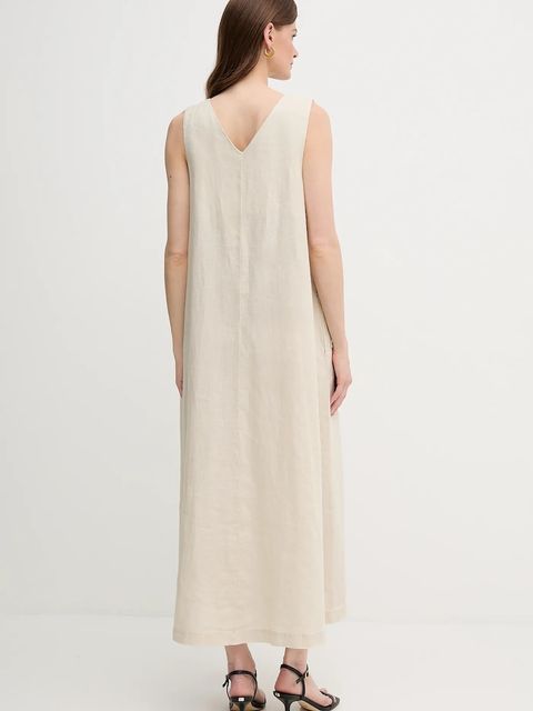 United Colors of Benetton sukienka lniana