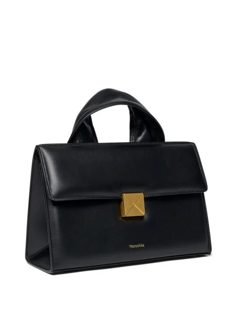 Nanushka logo-print tote bag - Black