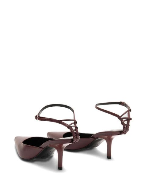 BY FAR Teese pointed pumps - Red