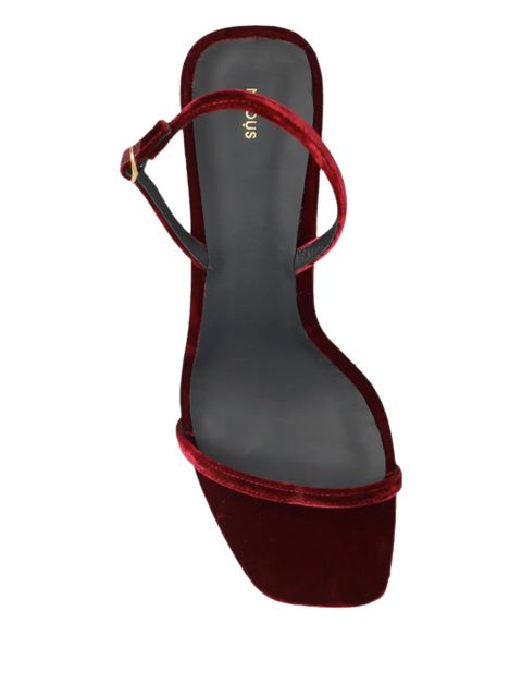 NEOUS 80mm velvet-textured heeled sandals