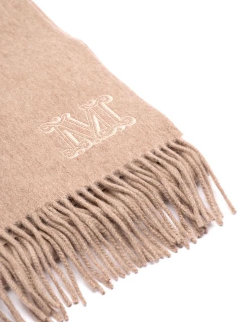 Max Mara fringed cashmere stole - Neutrals - zdjęcie produktu nr 2