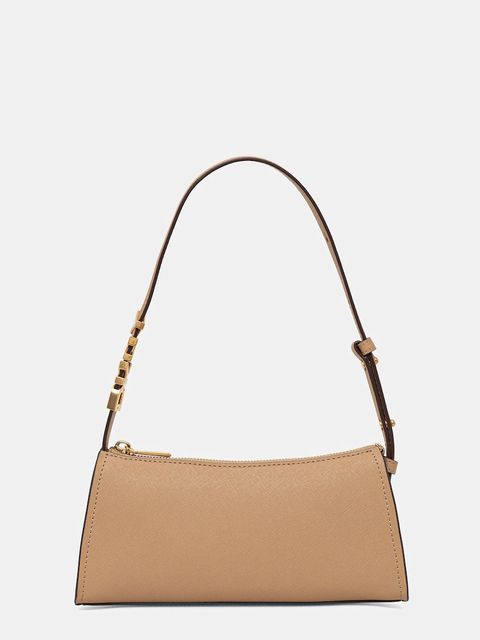 Dkny torebka skórzana kolor beżowy R433YG57 - zdjęcie produktu nr 1