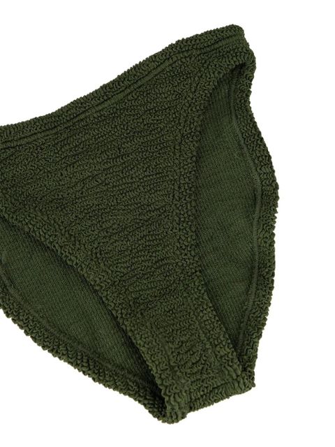 Hunza G Julia ring-detail bikini - Green