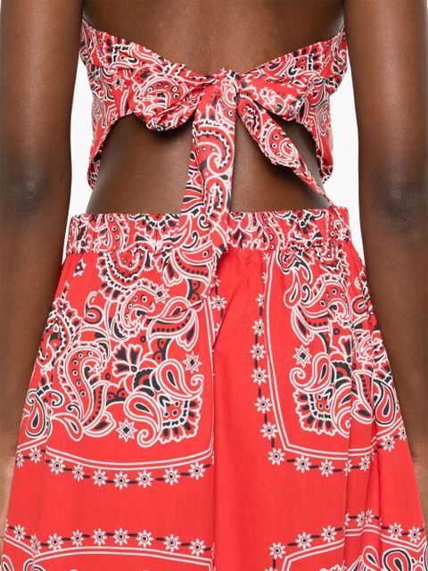 SANDRO Ajaccio midi dress - Red