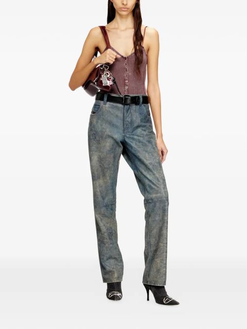 Diesel T-Ley ribbed button bodysuit - Brown - zdjęcie produktu nr 2