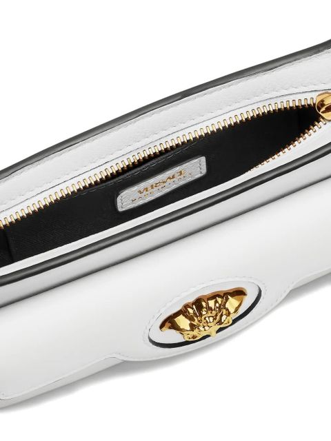 Versace mini La Medusa cross body bag - White