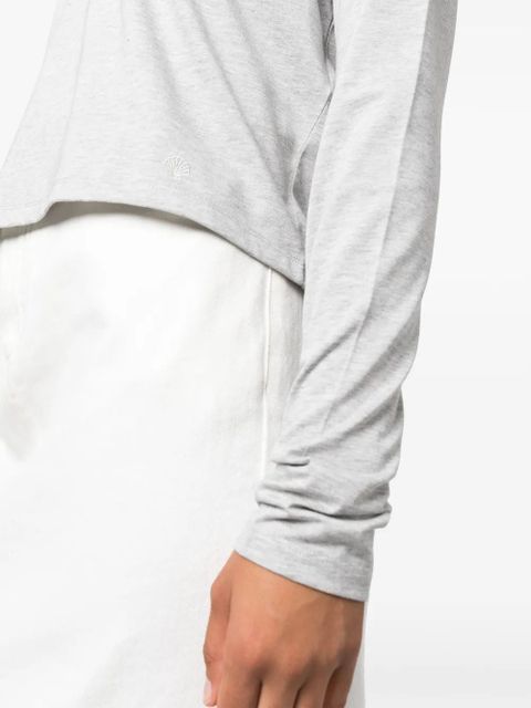 LouLou de Saison long-sleeve cotton T-shirt - Grey