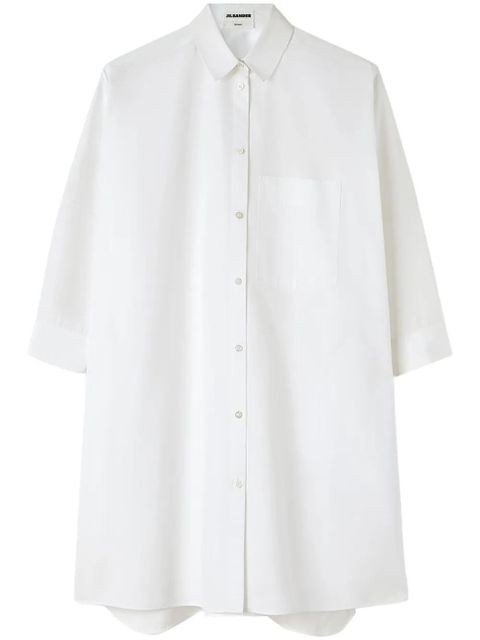 Jil Sander A-line shirt dress - White - zdjęcie produktu nr 1