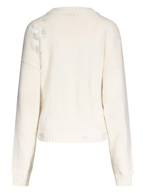 AREA crystal-embellished cardigan - Neutrals - zdjęcie produktu nr 2