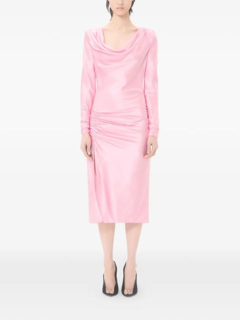Valentino Garavani crepe satin midi dress - Pink - zdjęcie produktu nr 2