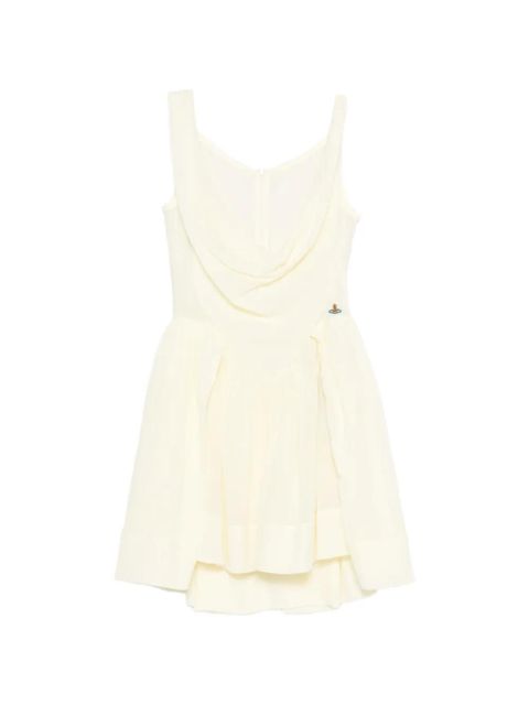 Vivienne Westwood Sunday draped tiered mini dress - Neutrals - zdjęcie produktu nr 1