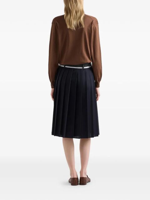 Prada silk polo shirt - Brown