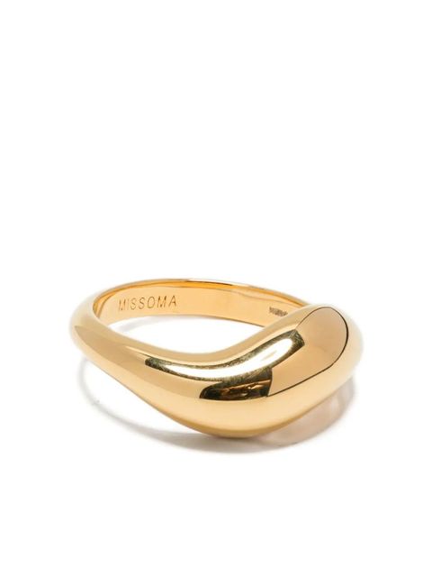 Missoma Savi Signature stacking ring - Gold - zdjęcie produktu nr 1