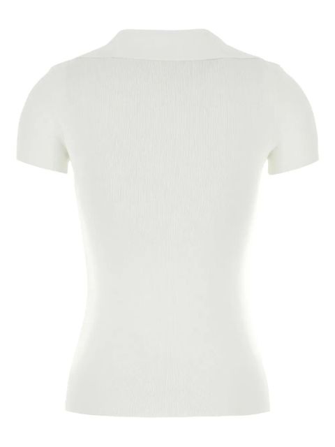Balenciaga ribbed T-shirt - White - zdjęcie produktu nr 2