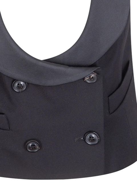 Maison Margiela double-breasted waistcoat - Black