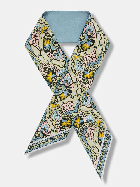 Tory Burch apaszka jedwabna Dream Paisley Silk - zdjęcie produktu nr 1