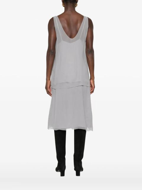 TOTEME V-neck slip top - Grey