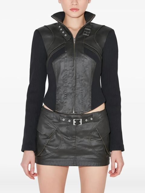 MISBHV waxed cotton jacket - Black - zdjęcie produktu nr 2