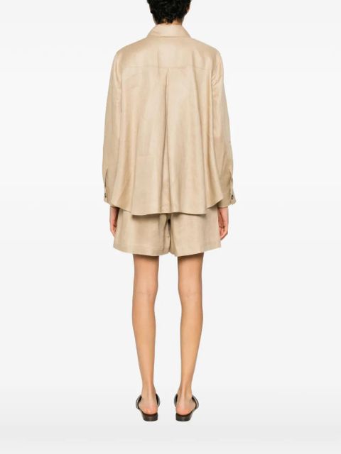 Weekend Max Mara flap-pocket shirt jacket - Neutrals