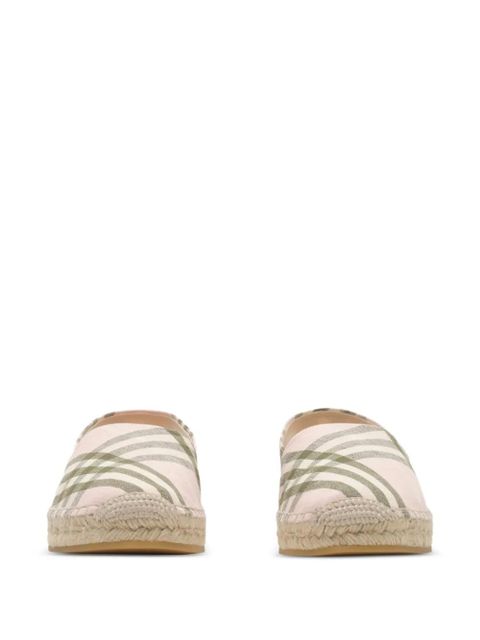 Burberry Check mews espadrilles​ - Pink