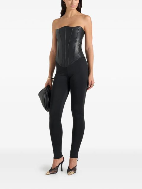 Manière De Voir Scarlett lace-up corset - Black - zdjęcie produktu nr 2