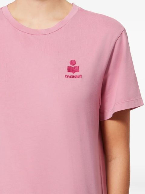 MARANT ÉTOILE Aby logo T-shirt - Pink