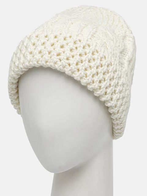 Silvian Heach czapka z domieszką wełny MIREK kolor biały GPA24356HA