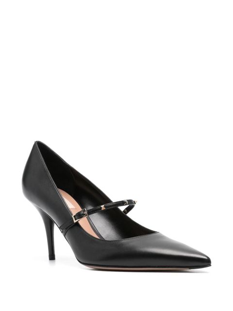 Valentino Garavani 80mm Rockstud-embellished pumps - Black