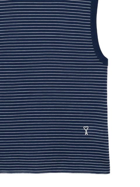 AMI Paris striped tank top - Blue - zdjęcie produktu nr 2