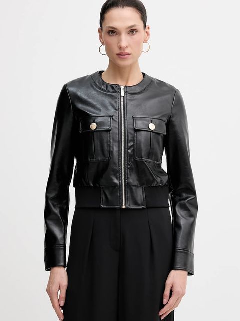 Sisley kurtka kolor czarny przejściowa 24IMLN05V - zdjęcie produktu nr 1