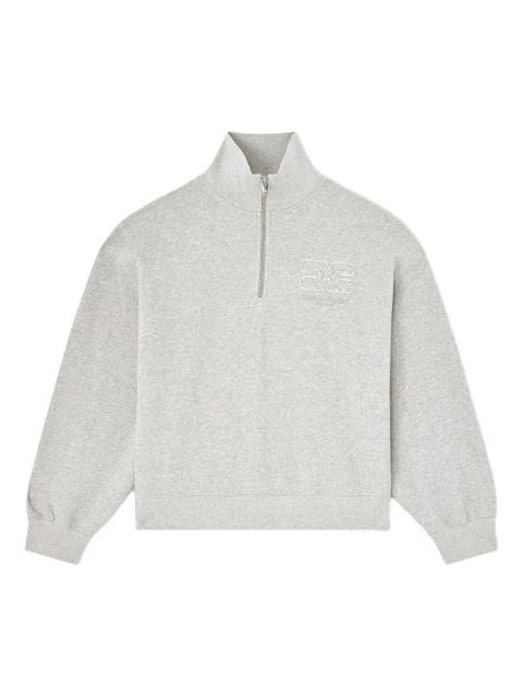 GANNI zip sweatshirt - Grey - zdjęcie produktu nr 1