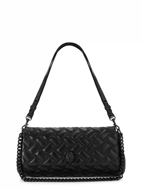 Kurt Geiger London torebka skórzana kolor czarny 4028500109 - zdjęcie produktu nr 1