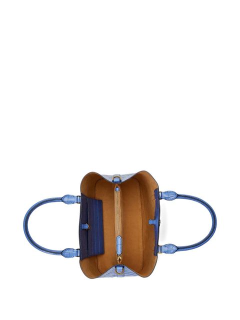 Lauren Ralph Lauren embossed-leather cross body bag - Blue